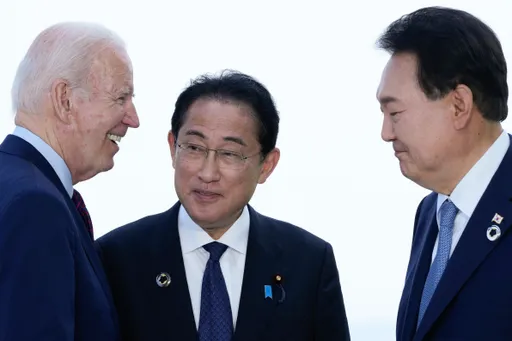 劍指中國 美日韓領袖將在華府正式會談