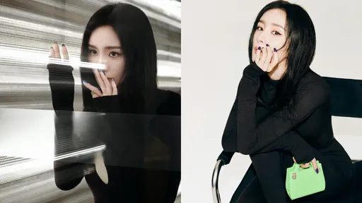 楊冪胸前「炸裂」露肉胎 眼神漏電手腳並用遮大洞