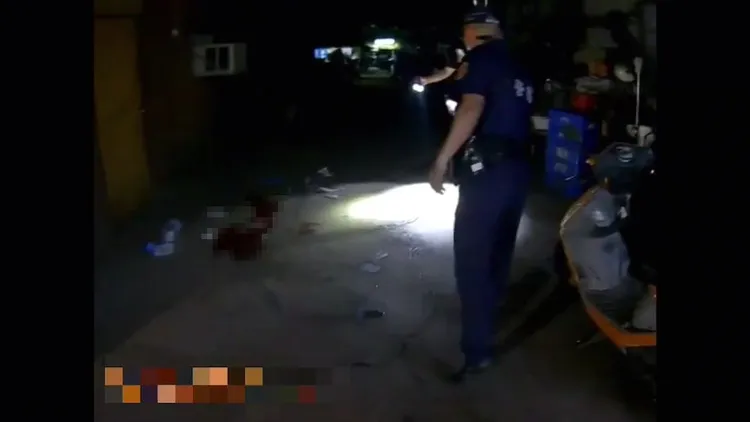 警方到場採證。蘆洲警分局提供