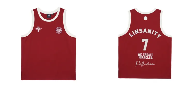 復古籃球背心#鋼鐵紅，1690元。品牌提供