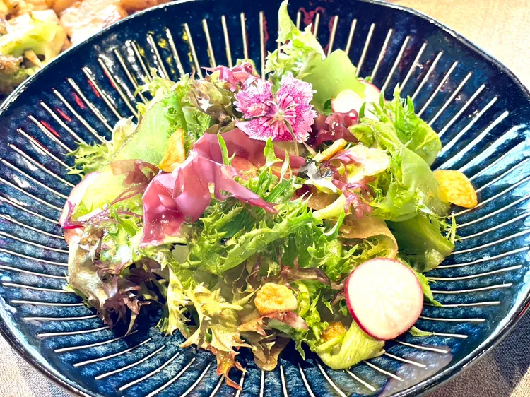 和風水耕沙拉。曾仲葳攝