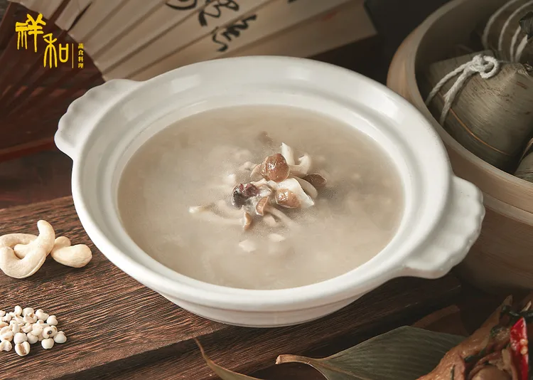 祥和同步推出符合節氣的養身湯品「四神湯」，單包售價580元。業者提供