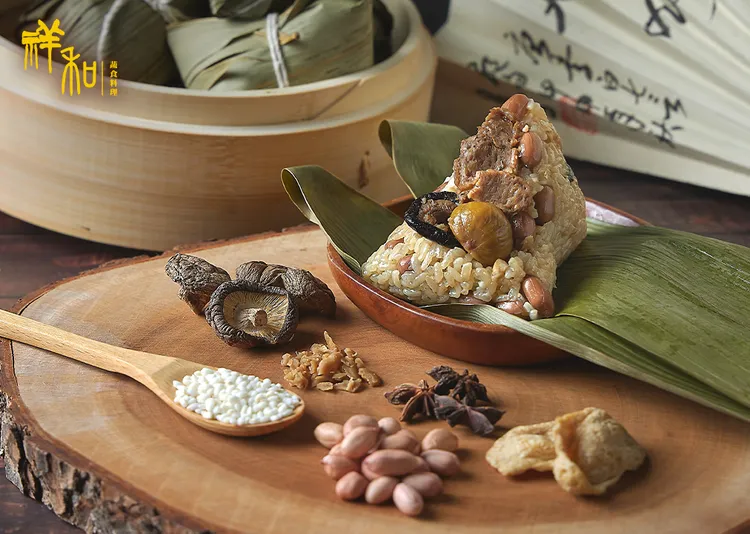 祥和新品「台式經典素粽」，每包5顆售價680元。業者提供