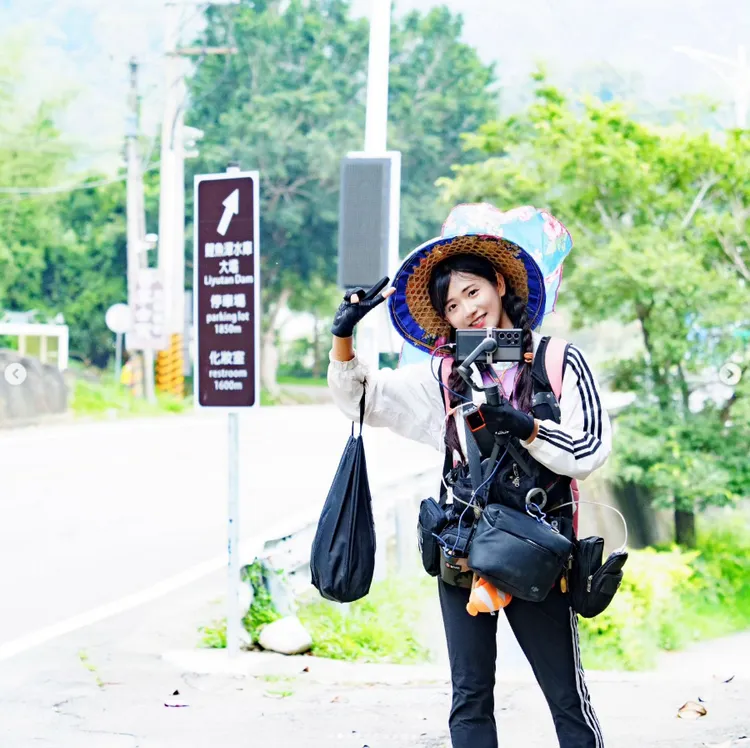 企鵝妹環島已步行超過520公里。翻攝自企鵝妹IG