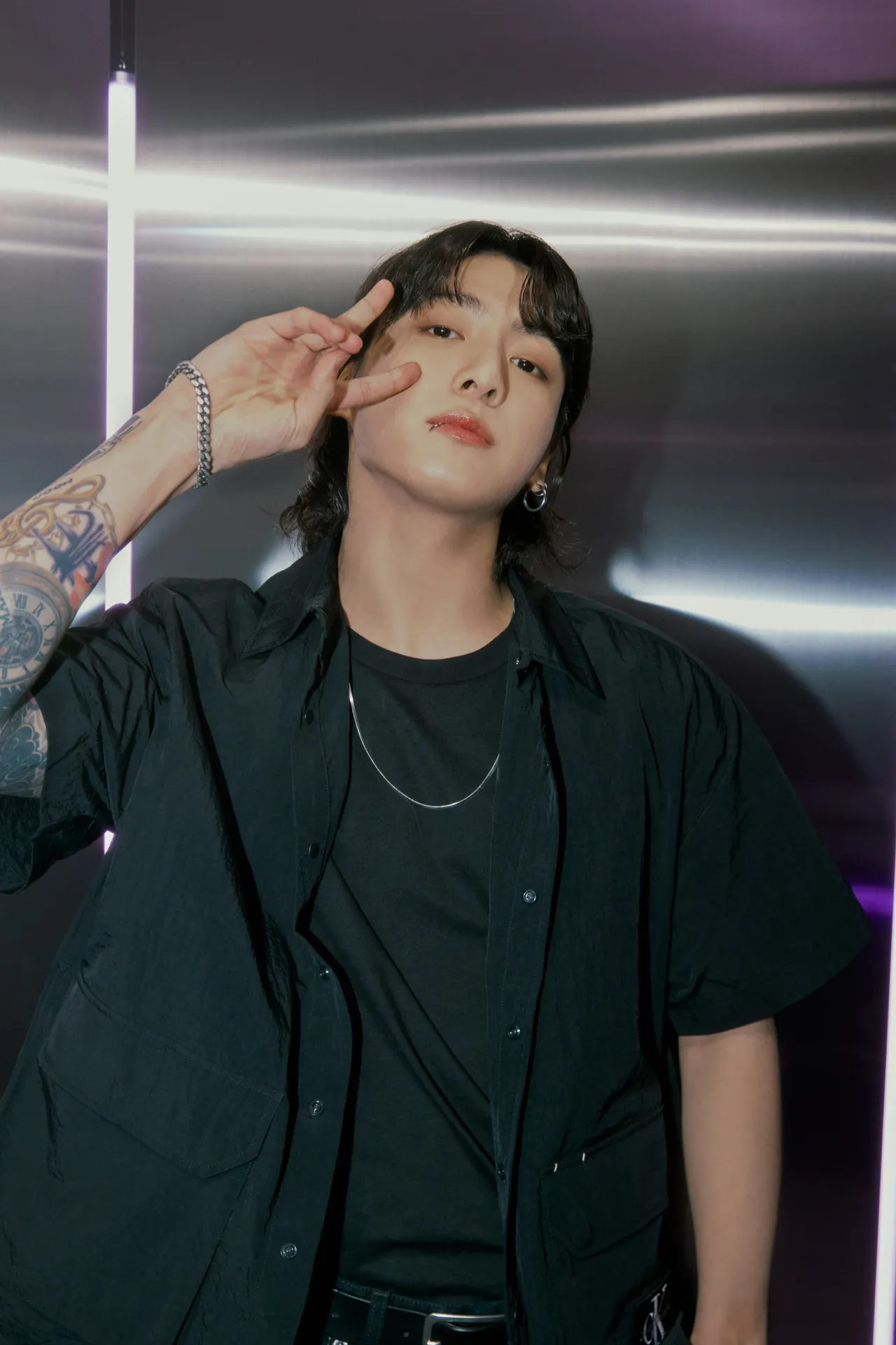 韓國天團BTS成員柾國,以CK全球代言人的身分出席派對。品牌提供