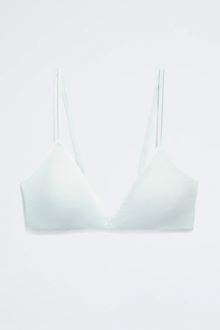 Jennie for Calvin Klein聯名膠囊系列Modern Cotton薄墊無鋼圈胸罩，1880元。品牌提供