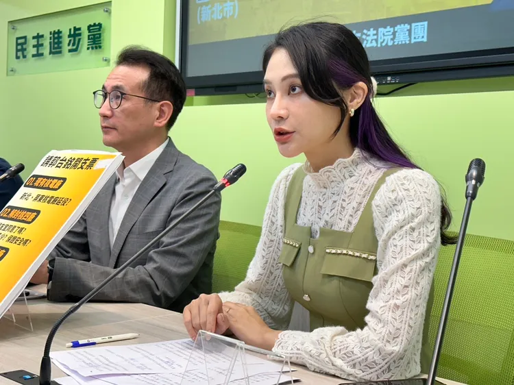 賴品妤痛批郭台銘用核四霸凌鄉親。潘袁詩羽攝