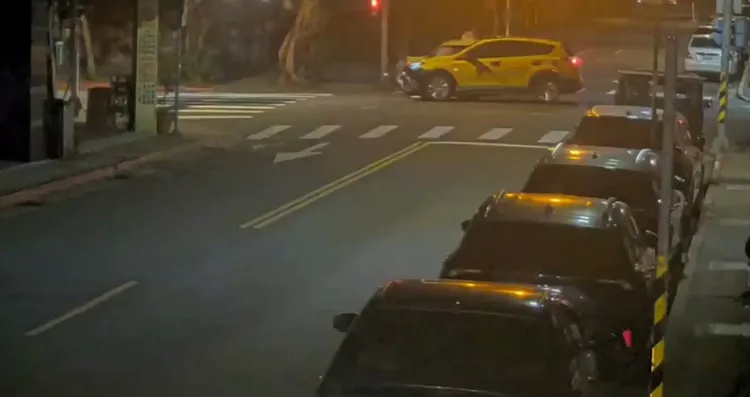 今年3月所發生的車禍。資料照片