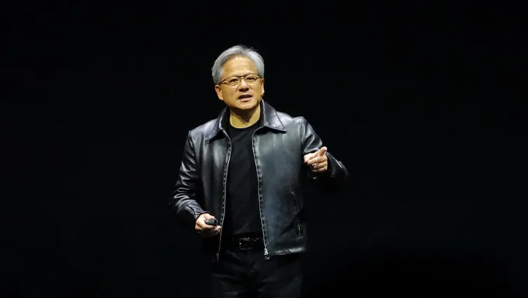 黃仁勳表示，超級電腦 DGX GH200已投產。莊宗達攝