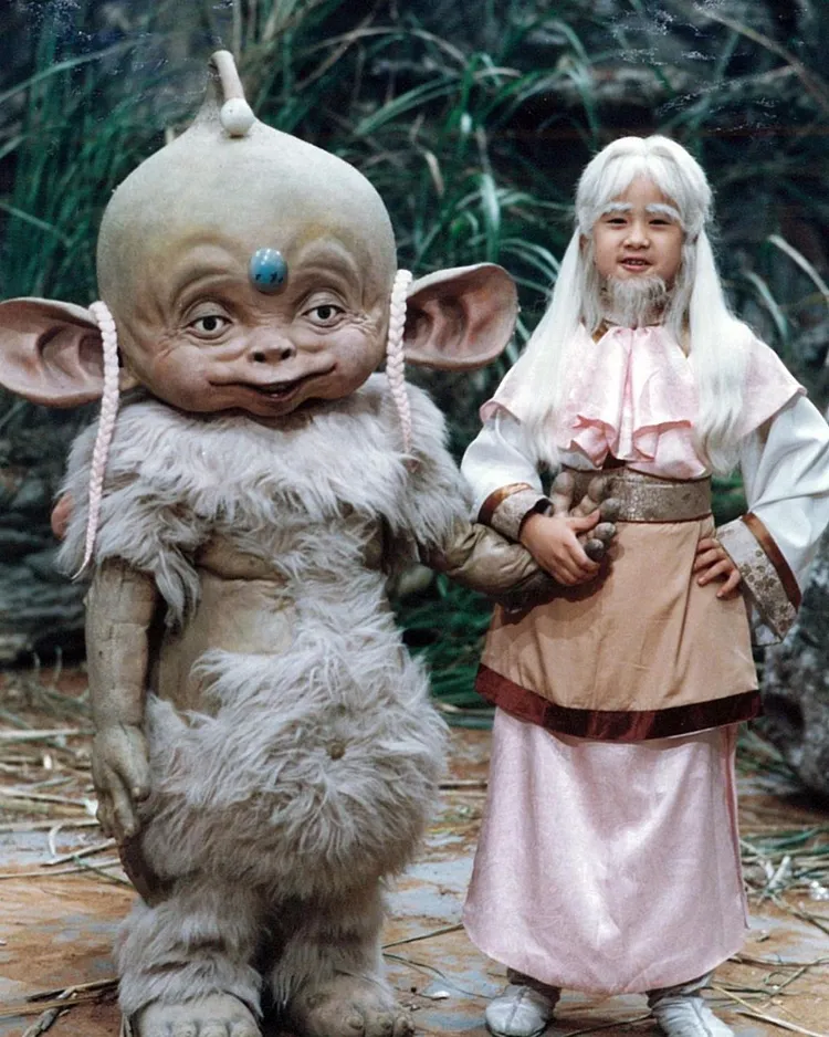 「嗶啵」是當年八點檔《浴火鳳凰》中的神獸。翻攝田中千繪父親IG