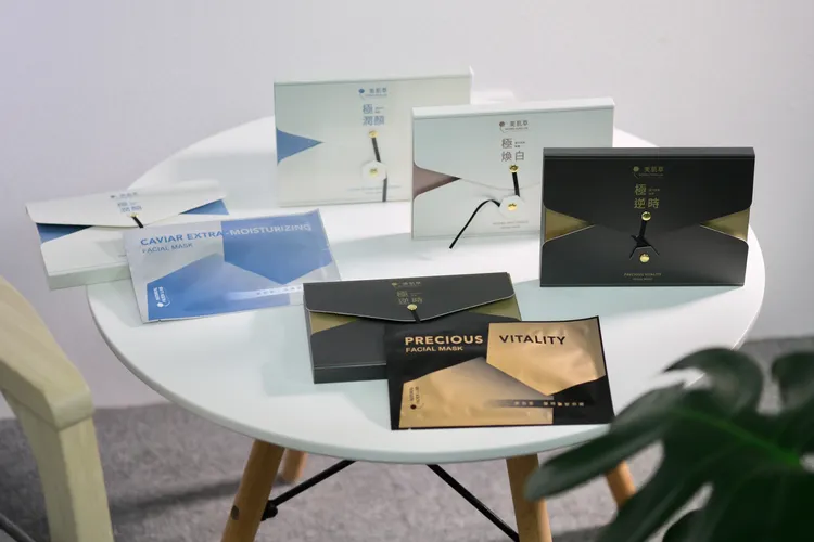 台灣保養品牌美肌萃面膜頗受輕熟女歡迎。陳志淵攝