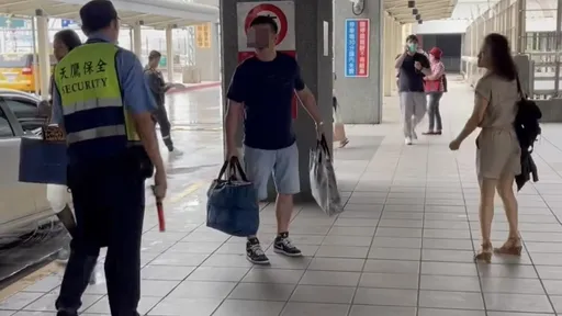 比大聲!高雄男高鐵站外違規停車 反嗆保全惡劣引發眾怒
