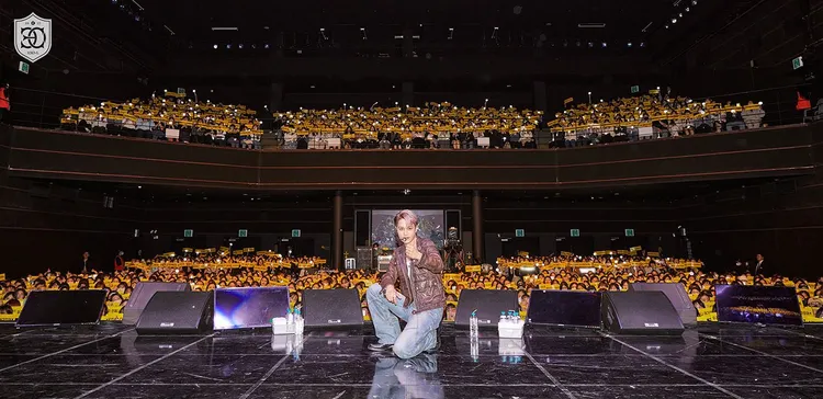 KAI 9日在首爾舉行見面會，入伍前與粉絲道別。翻攝EXO FC