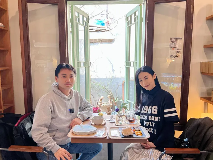 大久保麻梨子和老公第一次到南韓旅遊，遇上了一些困難，考驗夫婦倆的智慧。翻攝大久保麻梨子臉書