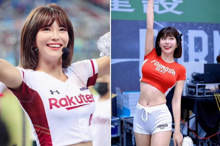 壯壯是樂天桃猿應援團女團長。翻攝自壯壯IG