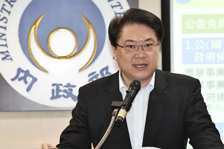 內政部長林右昌。資料照片