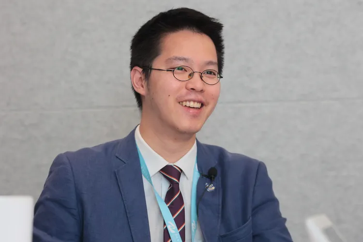 趙式隆笑說，岳父母都是蔣萬安的粉絲。彭欣偉攝