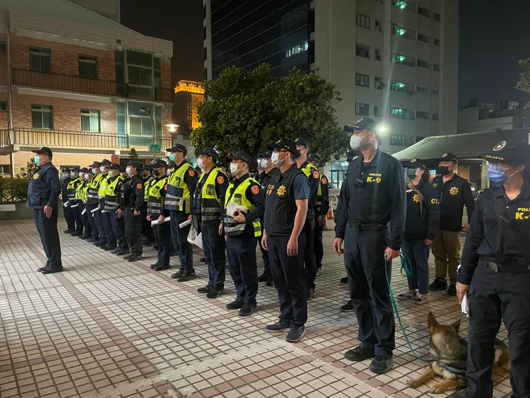 市長陳其邁積極向中央爭取比照臺北市、新北市政府警察局加1倍支給。翻攝畫面