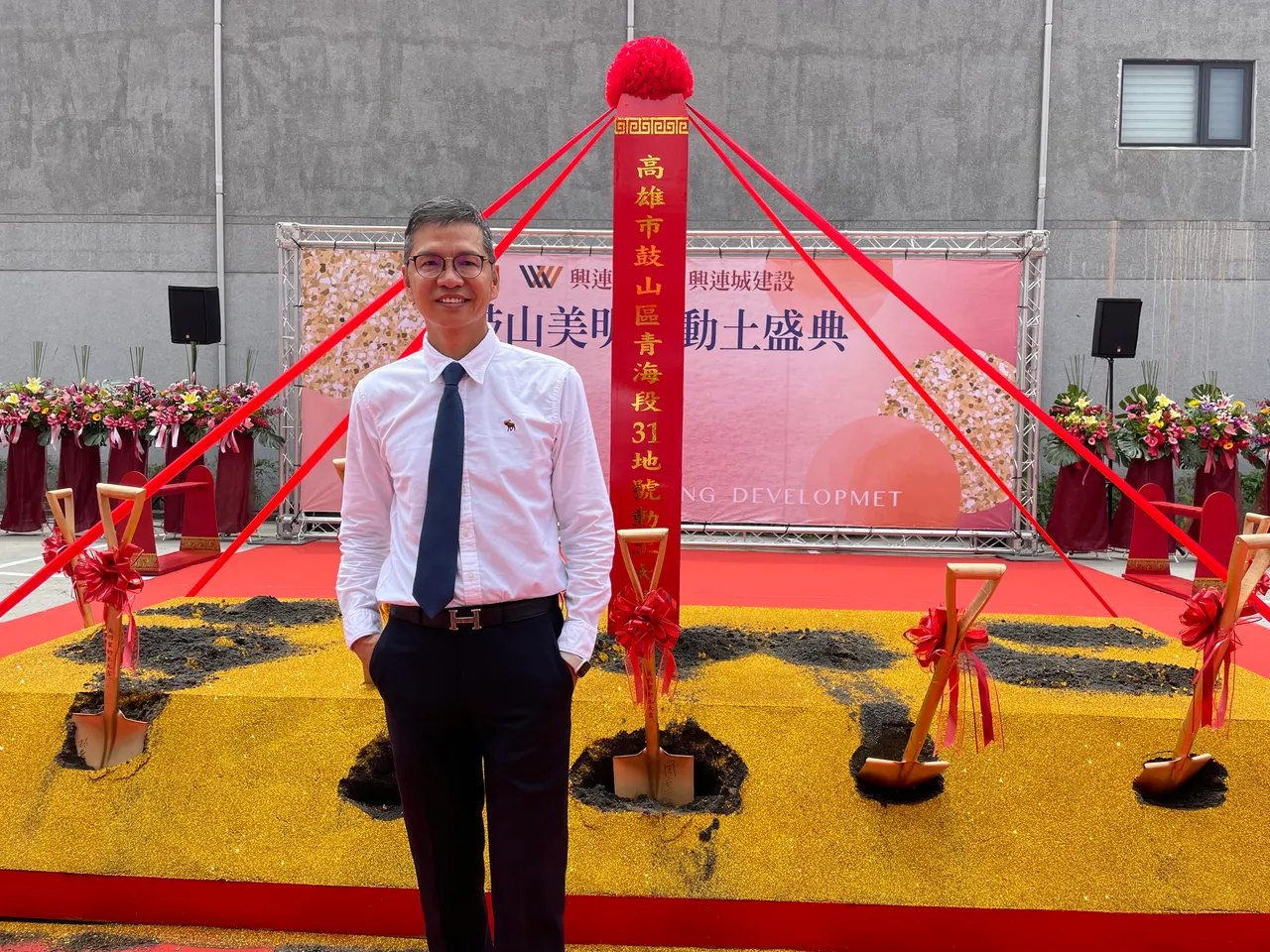 興連城開發董事長周惠賓指出,建案規劃超高樓將打造區段地標建築。博是博提供