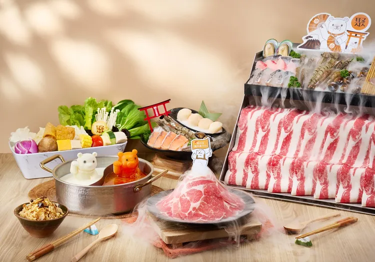 聚特製專屬富士肉肉山，勾起媽媽網美魂。業者提供