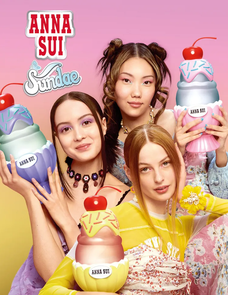 ANNA SUI果漾聖代淡香水外型相當夢幻少女。品牌提供