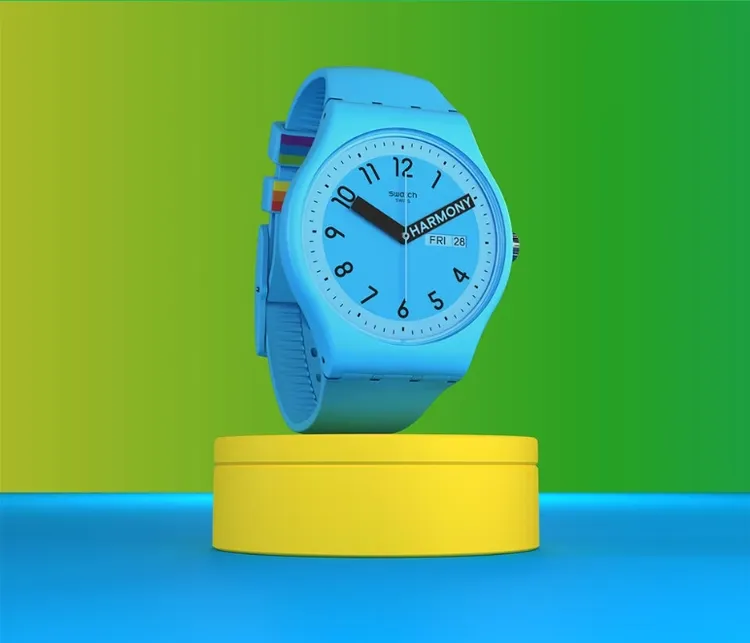 Swatch驕傲系列。翻攝Swatch官網