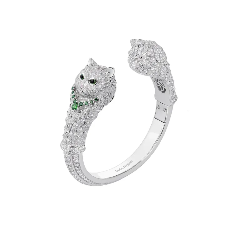 Animaux系列Wladimir貓咪手鐲，446萬元。品牌提供