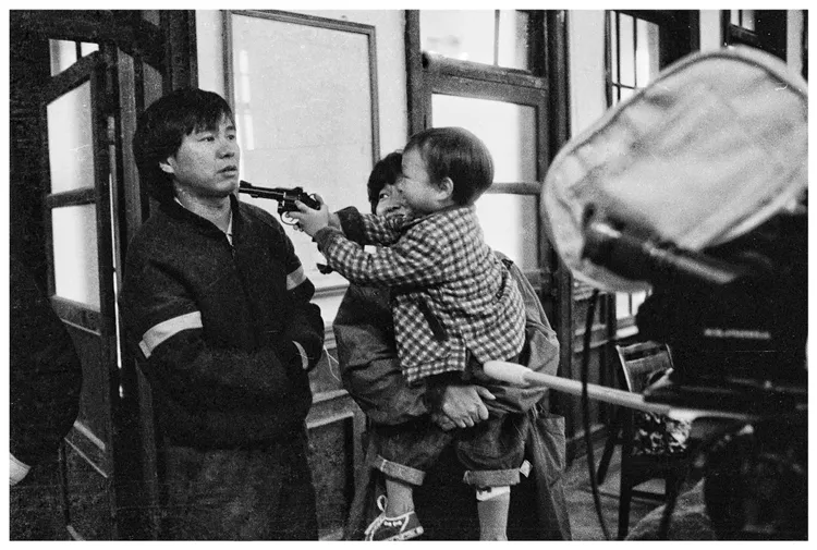 侯孝賢導演電影拍攝現場。國家影視聽中心提供