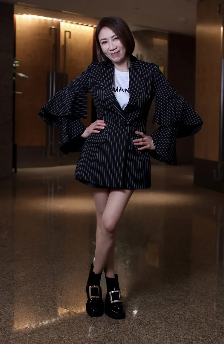 李翊君入行36年，保養得宜。鄭孟晃攝