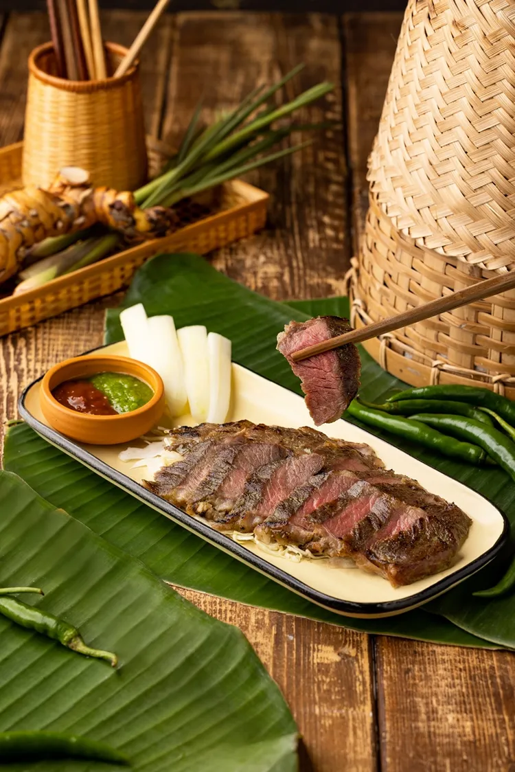 帕泰家-泰式香料烤牛肉，售價428元。業者提供