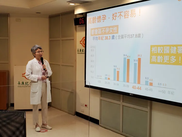 生殖中心主任尤星策表示，台北長庚的試管嬰兒療程數年增53%。長庚醫院提供