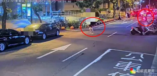 北市男圖方便違規穿越馬路 警後照鏡全目擊開罰了