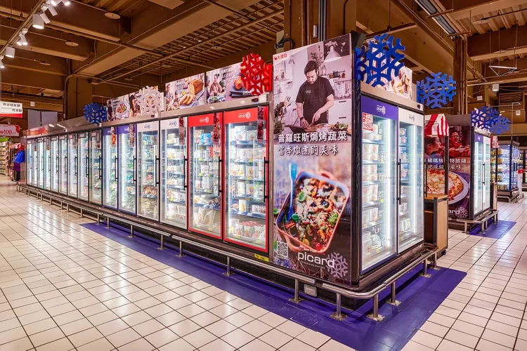 大潤發內湖店擁有法國最大冷凍食品品牌Picard的商品。業者提供