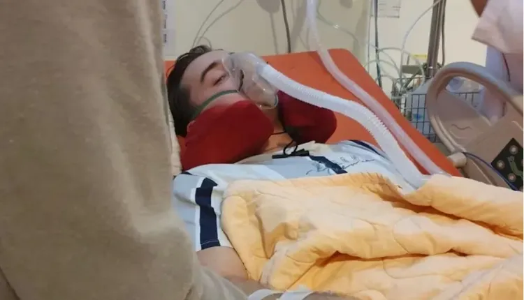 蕭里日前已搭乘醫療專機返回澳洲。翻攝澳洲廣播公司