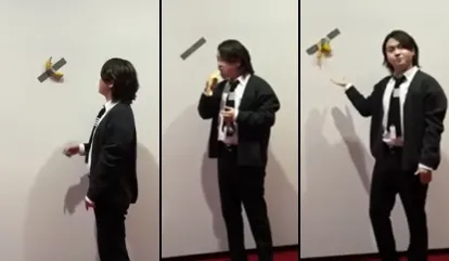 定價370萬元藝術作品 被美術系學生一口吃了「我沒吃早飯」