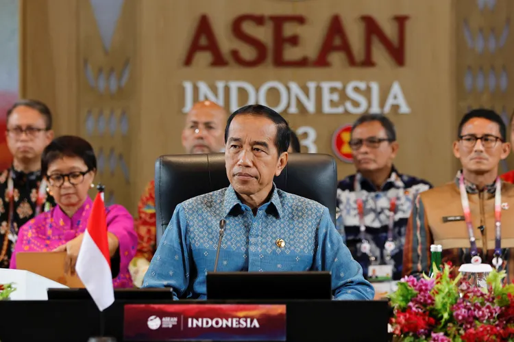印尼總統左科威。路透社