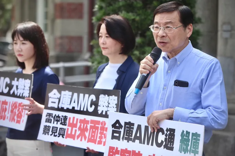 曾銘宗提到，蔡明興的任命是時任行政院長賴清德核可，要求他出面講清楚。林林攝