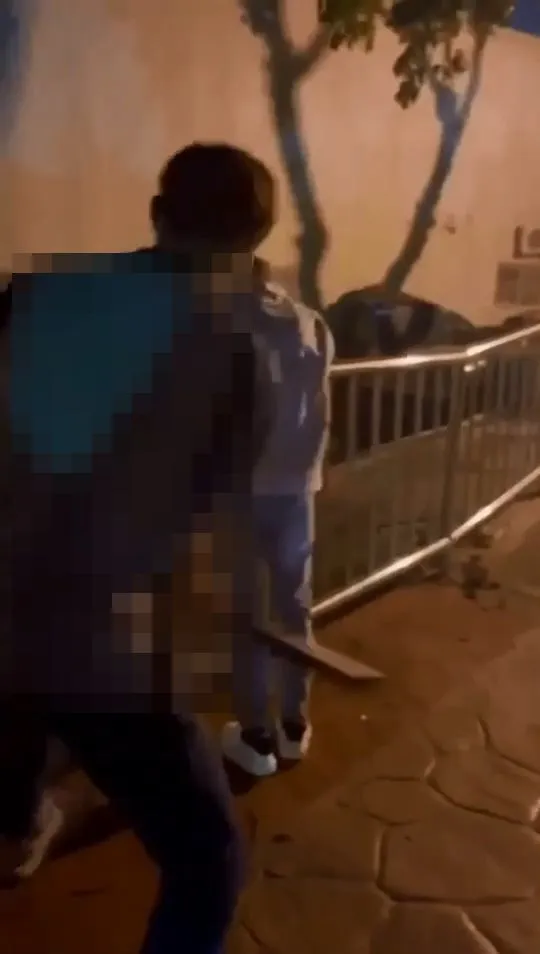 被害人遭同學持球棒重擊臀部。市議員江和樹提供