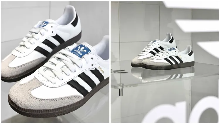 Samba OG鞋款，3490元。施昂強攝