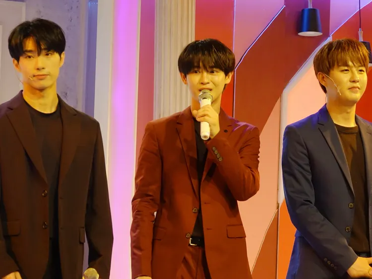 「大國男兒」Jay、Karam、仁俊期待能快一點到台灣。FU Entertainment 提供