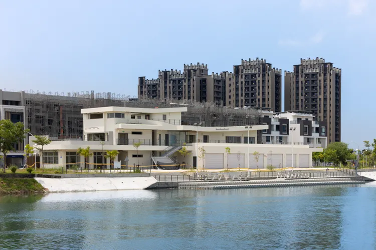 九份子重劃區重大建設多，且因重劃區多面具備景觀宅，成為房價不斷創價依據。泰嘉開發提供