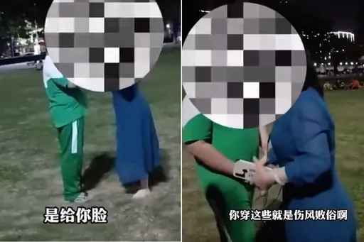 女子拍照被小色狼掀裙摸腿 恐龙家长瞎扯:是给妳脸