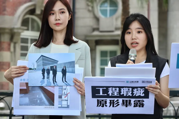 針對綠營新竹市議會黨團批現任市府糊弄民眾，新竹市議員宋品瑩反批這是搬弄是非。林林攝