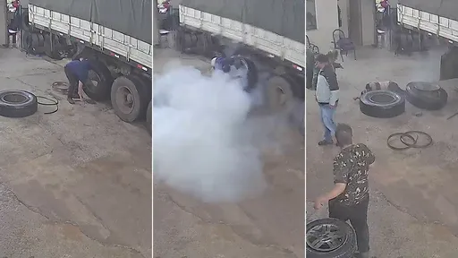 低頭察看「衰遇輪胎爆炸」 28歲工人被當場砸死