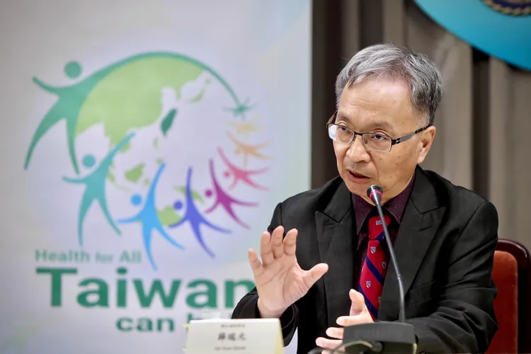 薛瑞元說，透過行動團，要正確忠實表達台灣人民希望加入世衛組織的意念。林林攝