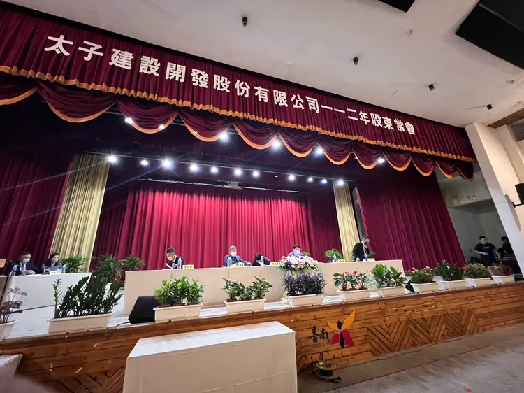 今日股東會配發0.5元現金股利。 葉家銘攝