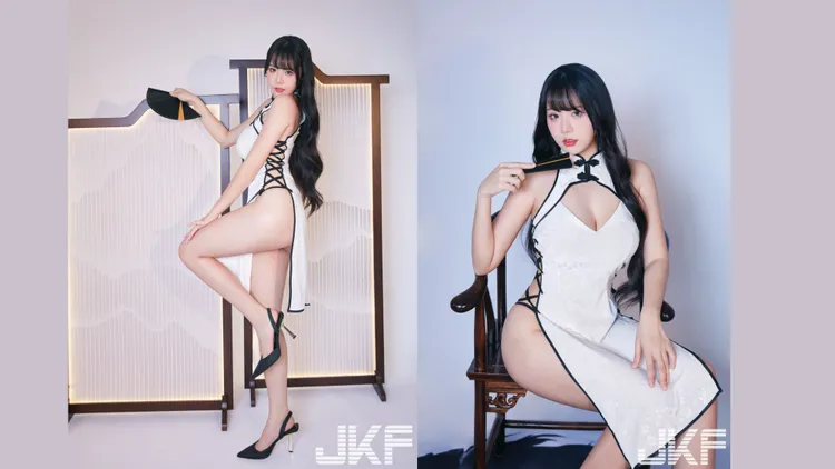 寶7旗袍裝展現性感魅力。JKF提供