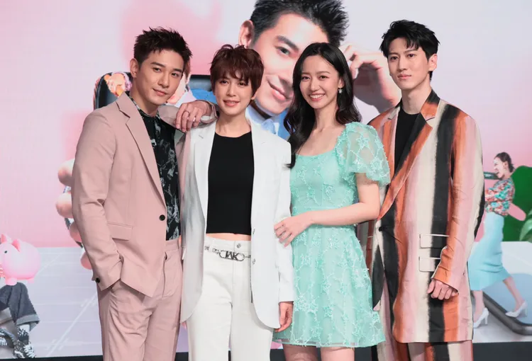 張立昂（左起）、劉奕兒、張菁菁和孫沁岳今現身宣傳。彭欣偉攝