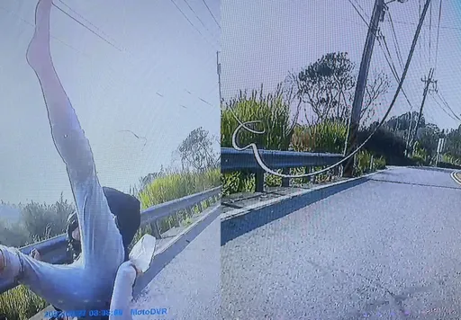台电缆线这原因成「马路血滴子」 18岁骑士惨遭割颈深可见骨