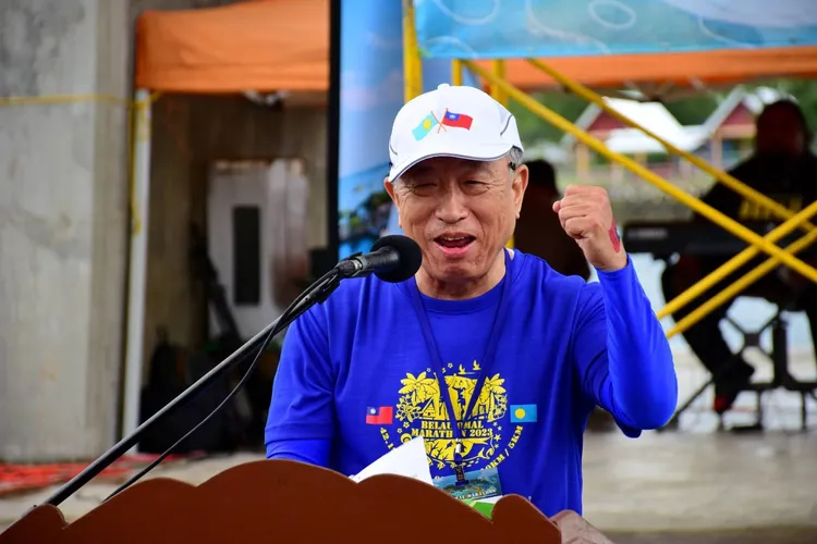 田中光指出，持續跟帛琉合作，共同促進太平洋地區的繁榮與發展。外交部提供